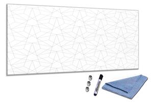 Glasdekor Skleněná magnetická tabule abstraktní geometrický vzor S-530415049-6070