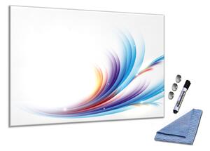 Glasdekor Skleněná magnetická tabule abstrakce modro fialová S-148906103-6070