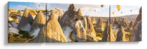 Obraz - Horkovzdušné balóny (170x50 cm)