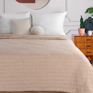 PŘEHOZ NA POSTEL SELEN 170X210 CM SVĚTLE ORANŽOVÝ
