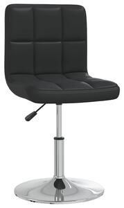 Jídelní židle černá umělá kůže 3087439