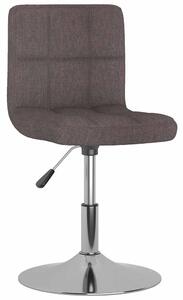 Otočná jídelní židle taupe textil 3087477