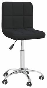Otočná jídelní židle černá textil 3087537