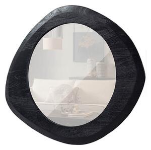 Nástěnné zrcadlo selenco 70 x 60 cm černé