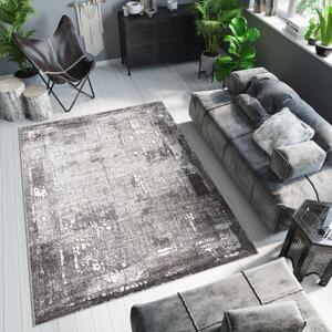 Makro Abra Moderní kusový koberec NIL 8008 1 644 šedý béžový bílý Rozměr: 80x150 cm