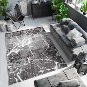 Makro Abra Moderní kusový koberec NIL 8002 1 644 šedý béžový bílý Rozměr: 80x150 cm