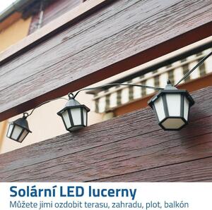 Solární LED řetěz - lucerny