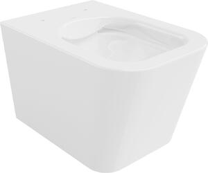 Mexen Teo závěsná wc mísa Rimless s tenkým toaletním sedátkem Slim z duroplastu, bílá - 30850600