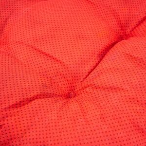 Sedák Puntík červená, 42 x 42 cm