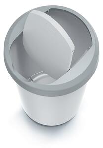 Prosperplast Odpadkový koš COMPACTA R FLAP popelavý s světle šedým víkem, objem 40l
