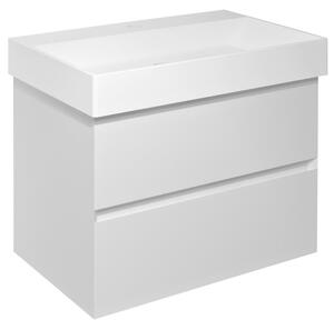 Sapho, FILENA umyvadlová skříňka 67x51,5x43cm, bílá matná, FID1270W