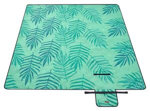 XXL Pikniková deka 200 x 200 cm, vodotesná, zelená