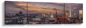 Obraz - Západ slunce nad Berlínem (170x50 cm)