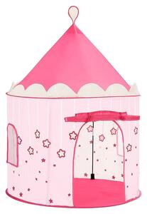 Hrací stan pro děti, dívčí zámek princezny, přenosný, růžový