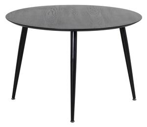 Dipp kulatý jídelní stůl černý Ø115 cm
