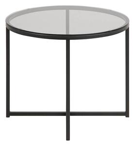 Cross R55 příruční stolek sklo / černý
