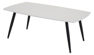 Plaza konferenční stolek 120x70 černá / bílá