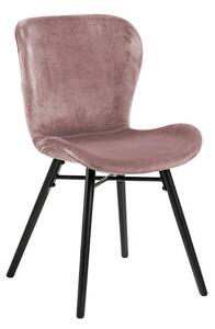 Batilda jídelní židle růžová / černá