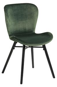 Batilda jídelní židle zelená / černá