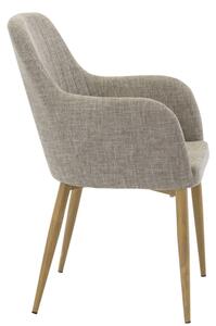Comfort židle šedá / natur