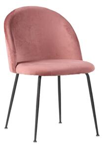 Geneve jídelní židle růžová samet
