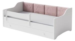 Dětská postel ERIK 160 × 80 cm – růžová