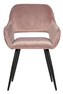 Jelle set dvou jídelních židlí růžový