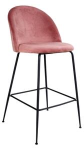 Lausanne barová židle růžová / černá