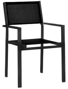 Jan Kurtz designové židle Cubic (černá konstrukce/ černá síťovina)