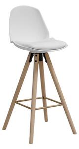 Oslo barová židle 106 cm bílá / natur
