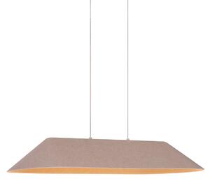 Moderní závěsné svítidlo béžové vč. LED s 3-stupňovým stmíváním - Dani