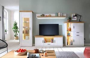 OBÝVACÍ STĚNA, barvy dubu, barvy pinie MID.YOU - Kompletní obývací stěny, Online Only