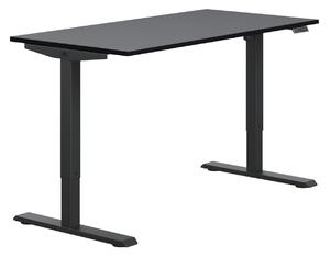 Elektricky výškově nastavitelný psací stůl FLEXI 118 cm – černá