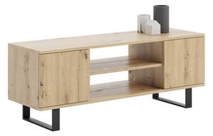 TV stolek FOCUS 135 cm – dub artisan, loftový styl