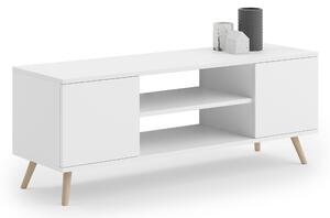 TV stolek FOCUS 135 cm – bílá