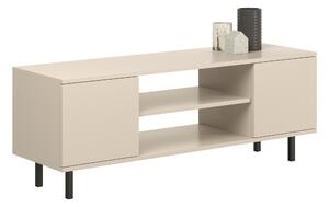 TV stolek FOCUS 135 cm – kašmír, černé nožky