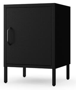 Černý kovový noční stolek MIA Modern 424 x 595 x 400 mm