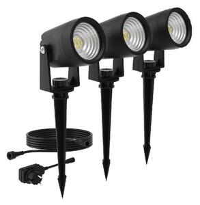 Philips Reuel GardenLink venkovní LED reflektor Low Voltage sada 3 ks, černá, 3x1,5 W, 3x180 lm, 2700 K