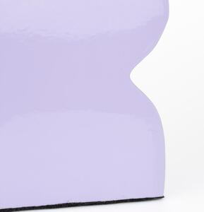 Fialová kovová stolička ZUIVER CURVES 45 cm