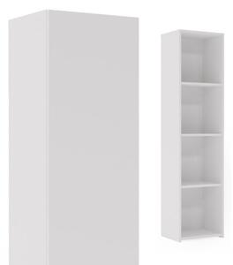 Knihovna LONI 160 × 40 cm – bílá