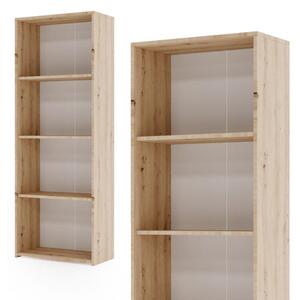 Knihovna LONI 160 × 60 cm – dub artisan