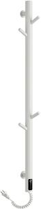 Elektrický sušák ručníků Ramus, s displejem - 160W - bílá matná - 1400x30 mm