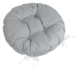 BELLATEX Sedák Adéla prošívaný kulatý Šedá průměr 40 cm