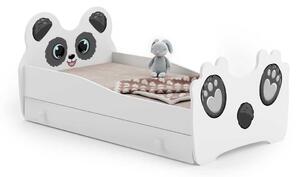 Dětská postel PANDA 140 × 70 cm s úložným šuplíkem