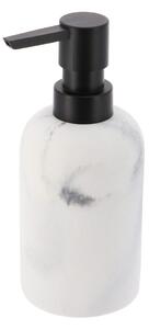 TENDANCE Dávkovač mýdla Everist Marble, bílá/s černými prvky, 300 ml
