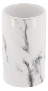 TENDANCE Koupelnový pohár Nardi Marble, bílá, 200 ml