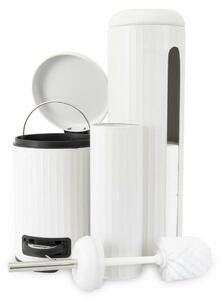 WC kartáč Line, bílý/s chromovými prvky