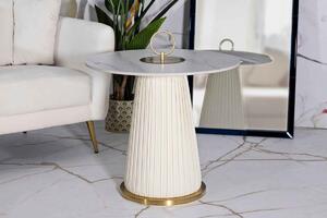 Designový konferenční stolek Venturo 60 cm krémový