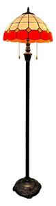 Brilagi - Tiffany vitrážová stojací lampa SIENNA 2xE27/60W/230V