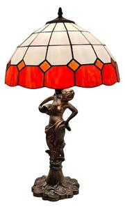 Brilagi - Tiffany vitrážová stolní lampa SIENNA 1xE27/60W/230V